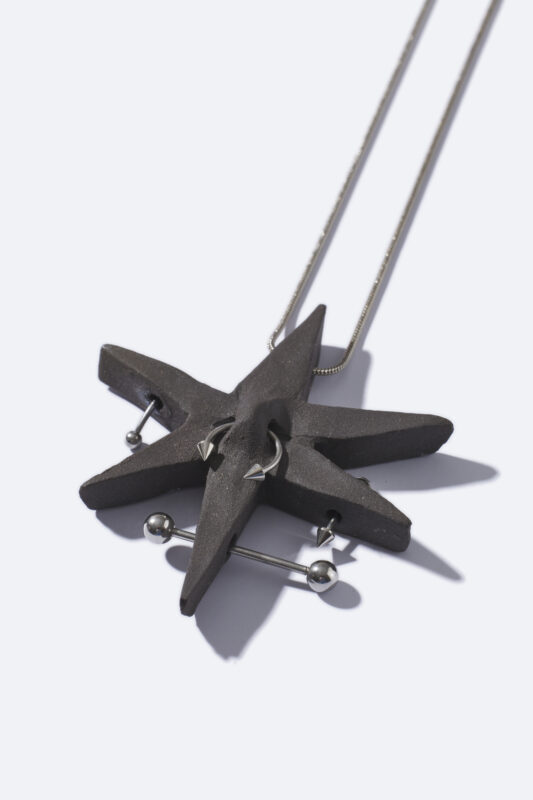 Colar cerâmica Starlog – cinzento