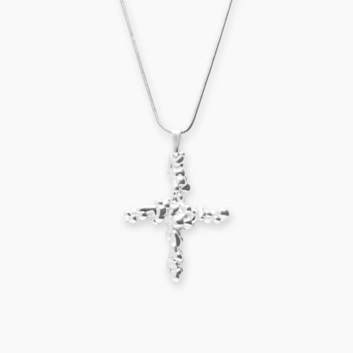 Colar crucifixo Bubble